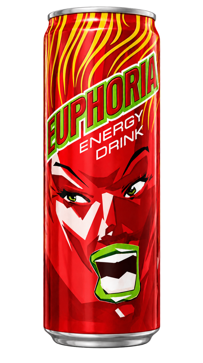 Банка Euphoria Energy Drink